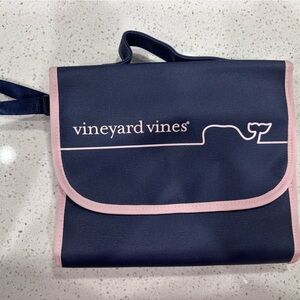 Vineyard Vines Navy and Pink Kids Accessory Bag